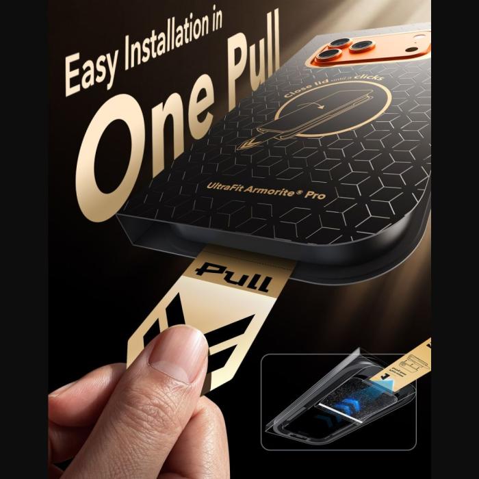 Bild 5, ESR ESR iPhone 18 Pro Max/17 Pro Max Skärmskydd UltraFit Amorite Pro Härdat Glas