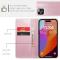 CASEME CASEME iPhone 16 Pro Fodral Oil Wax Flip Rosa