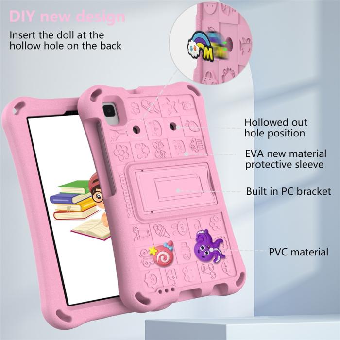 Bild 4,  Galaxy Tab A11 / A9 / A7 Lite / A 8.0 Skal EVA Kickstand Rosa