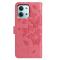 Xiaomi Redmi 15C Fodral Fjäril Tryck Rosa