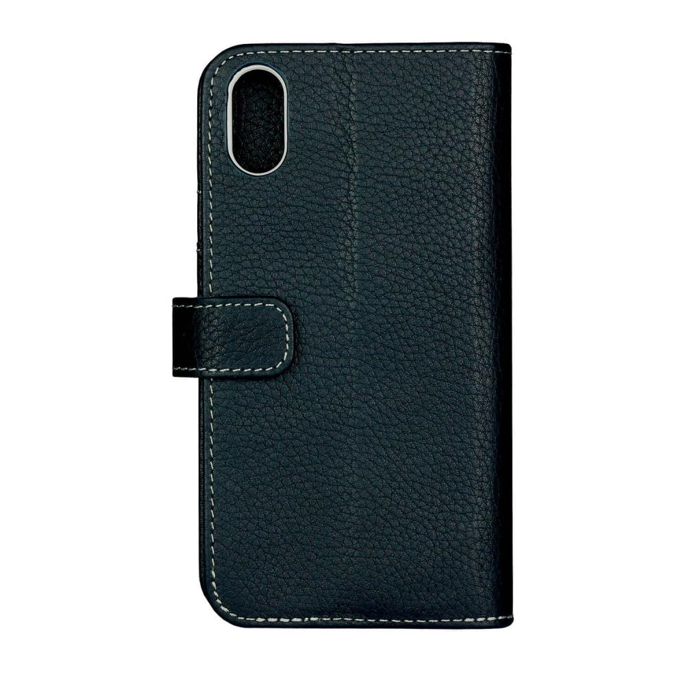 Onsala ONSALA iPhone X/Xs Fodral Äkta Läder Marinblå