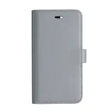 Onsala ONSALA iPhone X/Xs Fodral &Auml;kta L&auml;der Gr&aring;