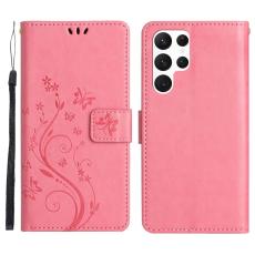  Samsung Galaxy S23 Ultra Fodral Med Tryck Rosa