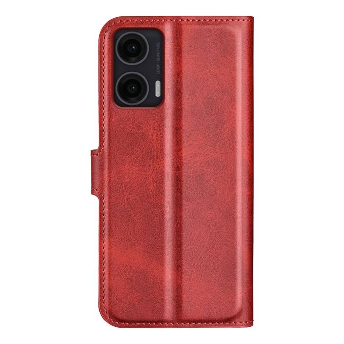 Bild 6,  Motorola Moto G35 5G Fodral Läder Röd