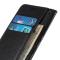  iPhone 15 Pro Fodral Flip Crazy Horse Svart