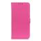  Xiaomi Redmi Note 10S - Litchi Läder Fodral - Rosa