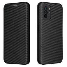  Xiaomi Redmi Note 10S - Kolfiber Textur Fodral - Svart