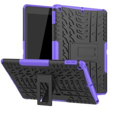  iPad 10.2 2019/2020/2021 Skal Rugged Kickstand Armor Lila
