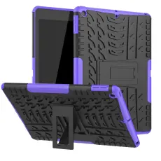  iPad 10.2 2019/2020/2021 Skal Rugged Kickstand Armor Lila
