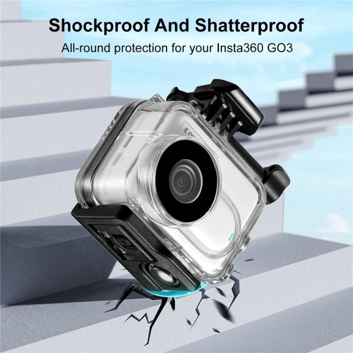 Bild 6, PULUZ PULUZ Vattentät Fodral För Insta360 GO 3 / 3S