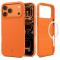 Spigen Spigen iPhone 17 Pro Max Skal MagSafe Silicone Fit Cosmic Orange