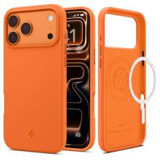 Spigen Spigen iPhone 17 Pro Max Skal MagSafe Silicone Fit Cosmic Orange