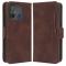  Xiaomi Redmi 12C 4G Fodral Med Avtagbart Kortfodral Brun