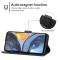  Motorola Moto G22 Fodral Läder Svart