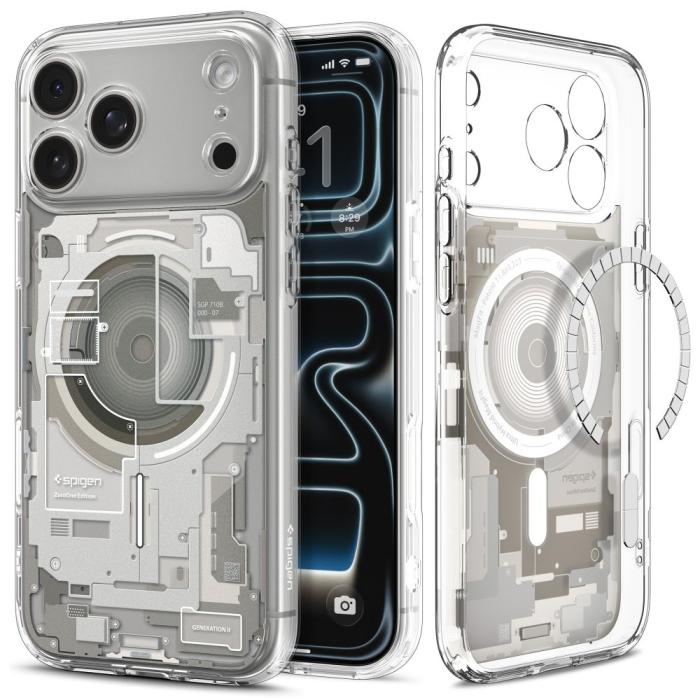 Bild 3, Spigen Spigen iPhone 18 Pro / 17 Pro Skal MagSafe Zero One Titanium