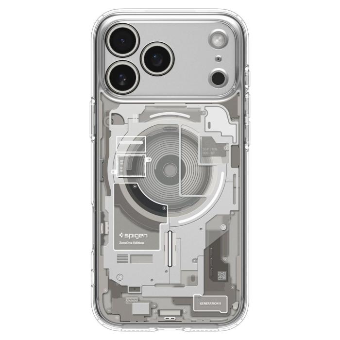 Bild 4, Spigen Spigen iPhone 18 Pro / 17 Pro Skal MagSafe Zero One Titanium