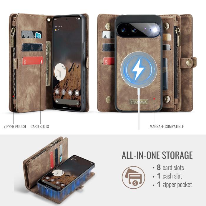 Bild 3, CASEME CASEME Google Pixel 11 Pro XL Fodral 2in1 Multifunktionell
