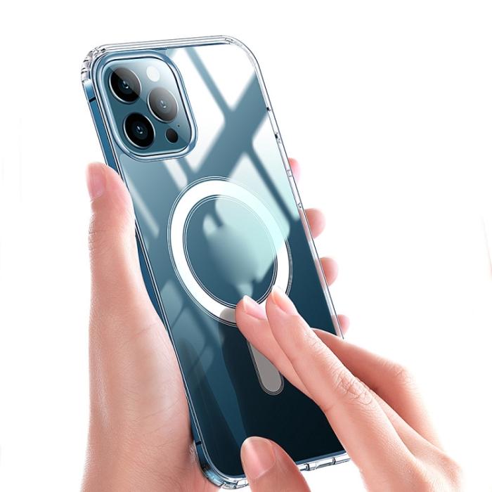 Bild 2,  iPhone 14 Skal MagSafe Akryl/TPU Transparent