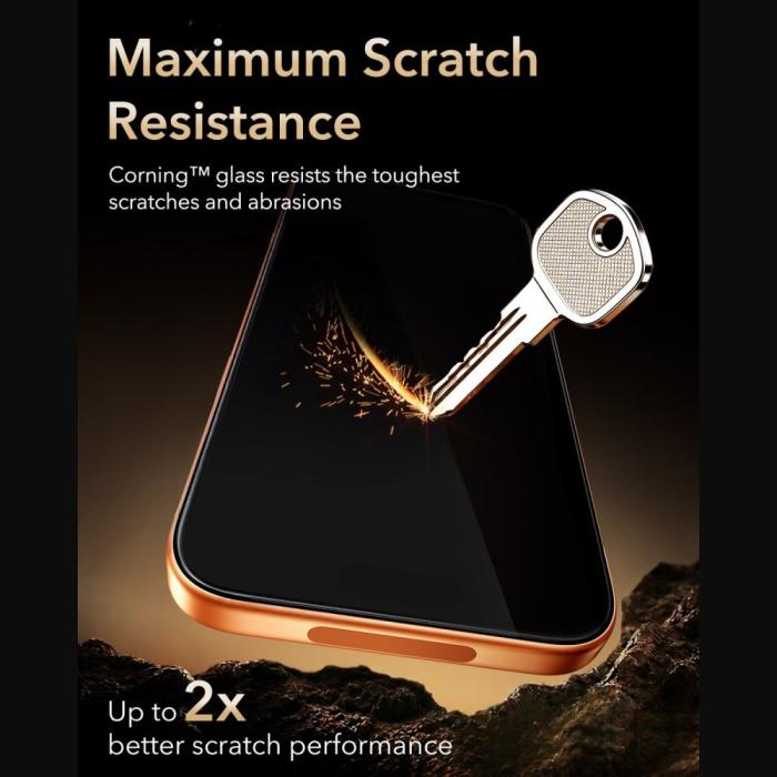 Bild 6, ESR ESR iPhone 18 Pro Max/17 Pro Max Skärmskydd UltraFit Amorite Pro Härdat Glas