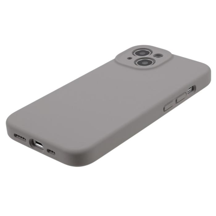 Bild 4,  iPhone 15 Plus Skal Liquid Silikon Grå