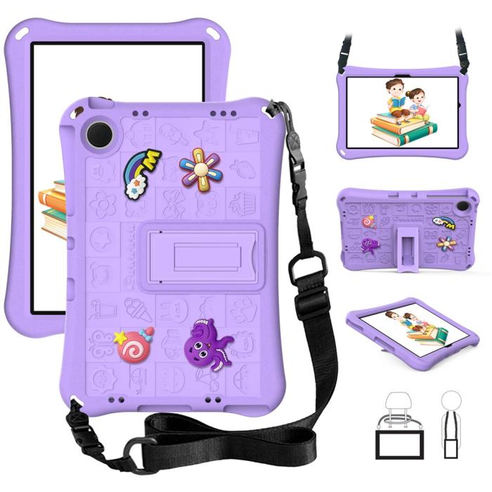 Bild 3,  Samsung Galaxy Tab A11 Plus / A9 Plus Skal EVA Kickstand Lila