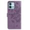  Xiaomi Redmi 15C Fodral Fjäril Tryck Lila