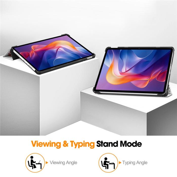 Bild 4,  Xiaomi Redmi Pad 2 Fodral Tri-Fold Eiffeltornet
