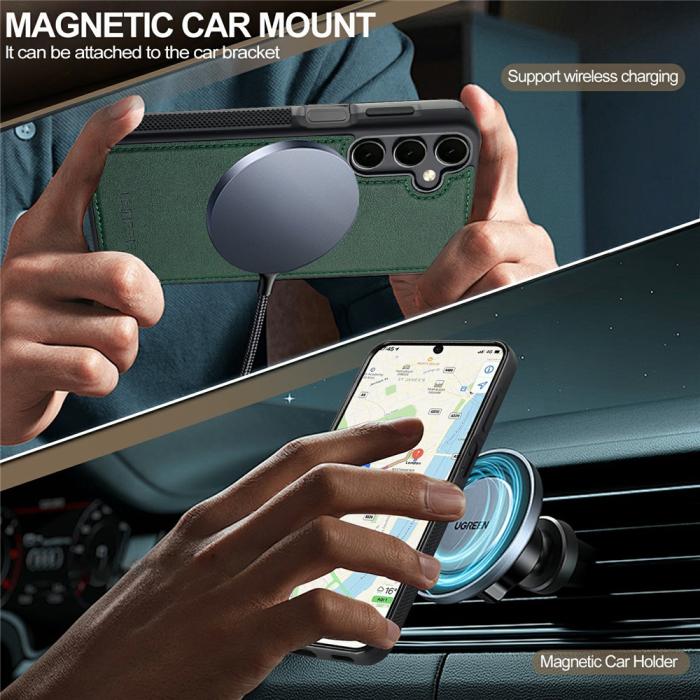 Bild 5, LC.IMEEKE LC.IMEEKE Galaxy S26 Skal MagSafe Avtagbart Kortfack