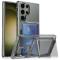  Samsung Galaxy S26 Ultra Skal Kickstand Med Kortfack Tonad Svart