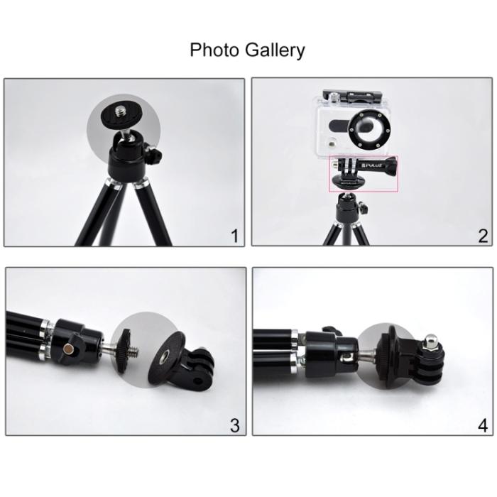 Bild 6, PULUZ PULUZ Tripod Mount Adapter För GoPro/DJI/Insta360 Actionkameror Svart