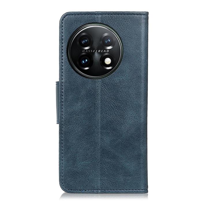 Bild 3,  OnePlus 11 5G Fodral Crazy Horse Läder Blå