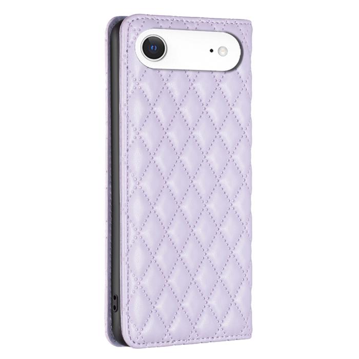 Bild 3, BINFEN BINFEN iPhone Air Fodral Diamond Flip Läder Lila