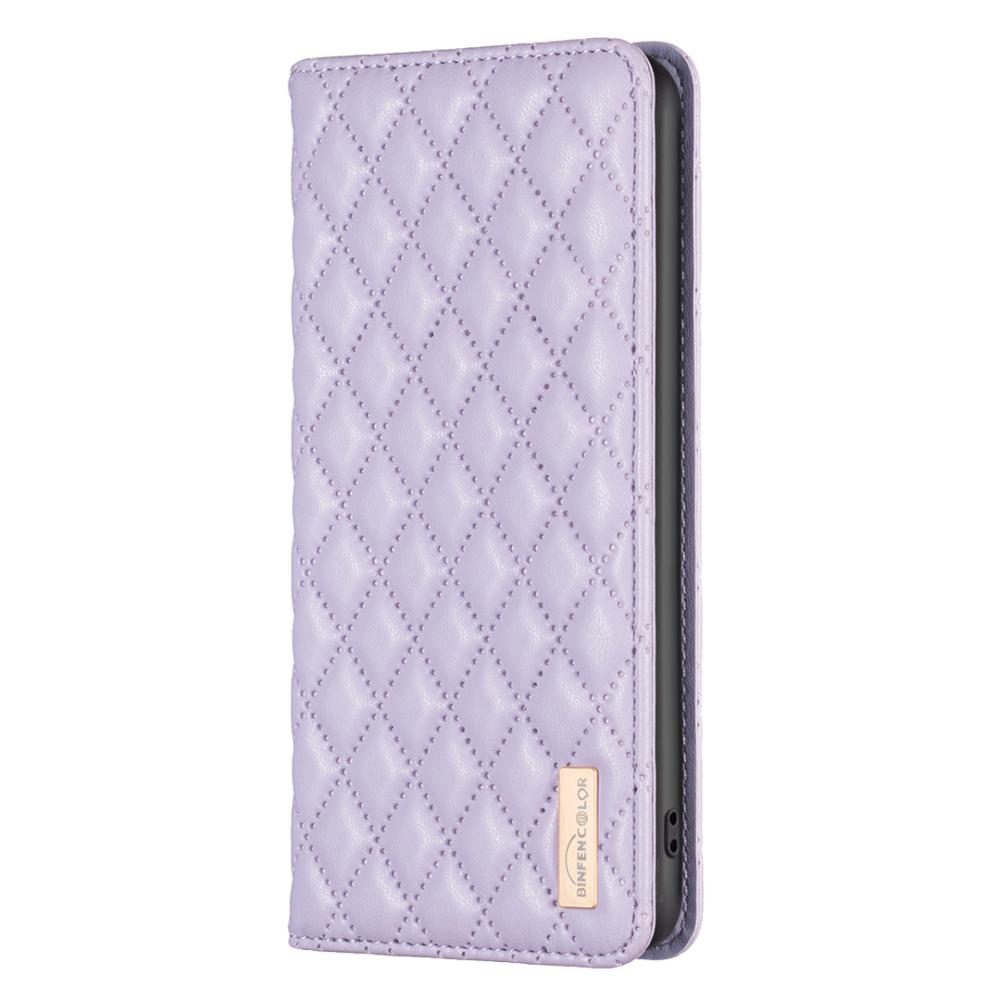BINFEN BINFEN iPhone Air Fodral Diamond Flip Läder Lila