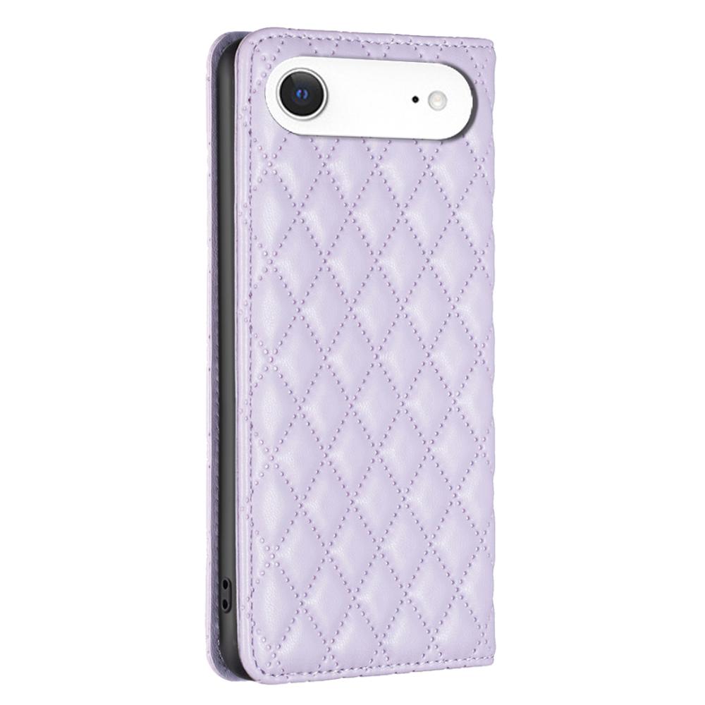 BINFEN BINFEN iPhone Air Fodral Diamond Flip Läder Lila
