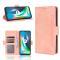  Motorola Moto G9 Play / E7 Plus - Fodral Med Avtagbart Kortfodral - Ljus Rosa