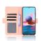  Xiaomi Redmi Note 10S - Fodral Med Avtagbart Kortfodral - Ljus Rosa
