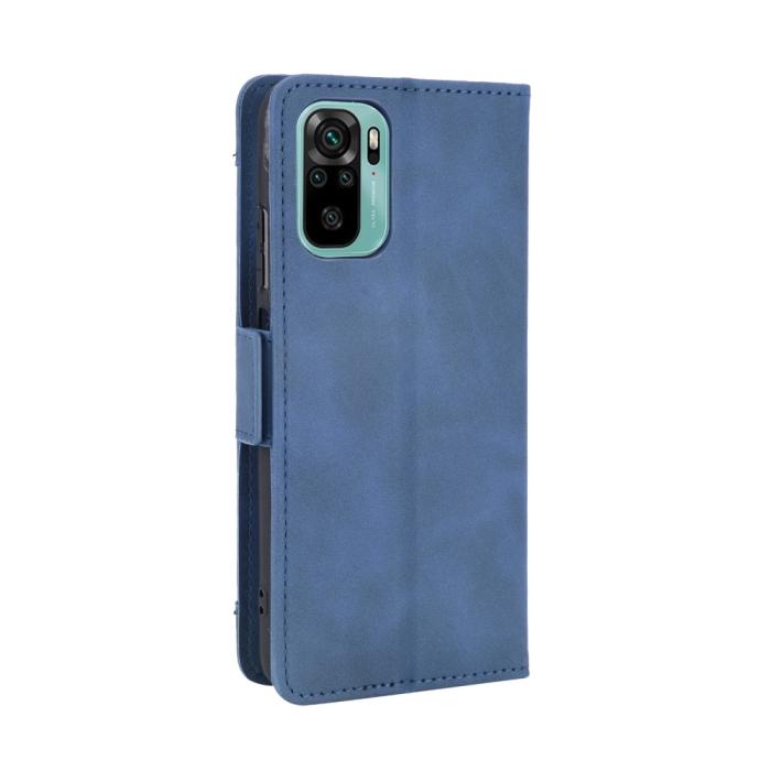 Bild 6,  Xiaomi Redmi Note 10S - Fodral Med Avtagbart Kortfodral - Blå