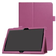 Huawei MediaPad T3 10 - Litchi l&auml;derfodral - Lila