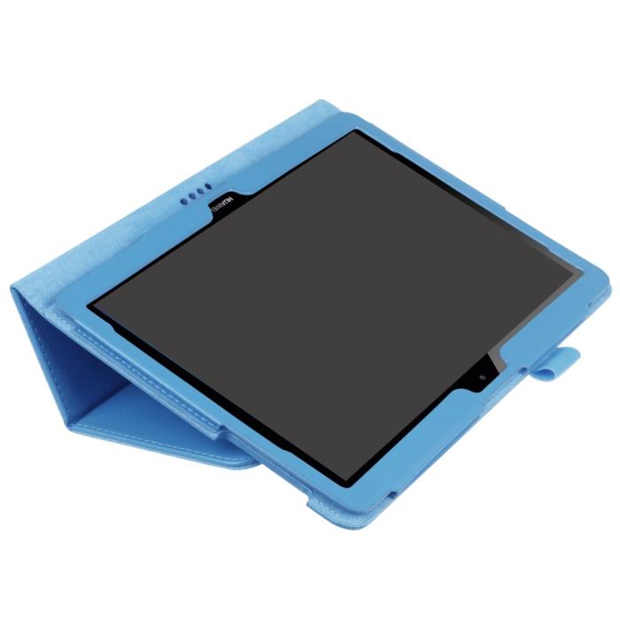 Bild 3,  Huawei MediaPad T3 10 - Litchi läderfodral - Ljus Blå