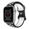 ColorPop Sportarmband Dual-Color Apple Watch 42/44/45/46/49 mm (S/M) Svart/Vit