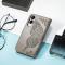  Samsung Galaxy S25 Edge Fodral Med Fjäril Tryck Grå