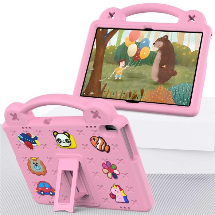 Bild 4,  Lenovo Tab M10/Huwei MediaPad T5 10.1 Skal EVA För Barn Rosa
