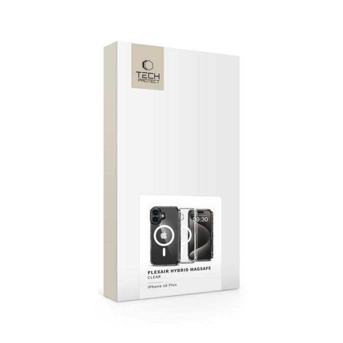 Bild 4, Tech-Protect Tech-Protect iPhone 16 Plus Skal MagSafe FlexAir Hybrid
