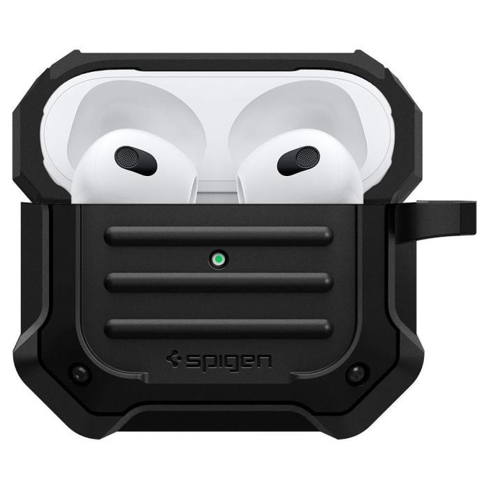 Bild 6, Spigen Spigen Apple AirPods 3 (2021) Fodral Tough Armor Svart