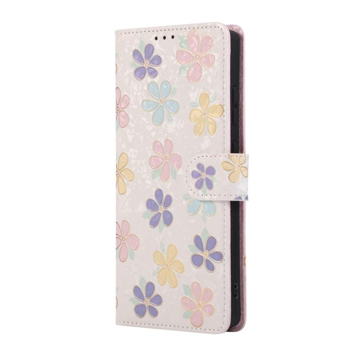 Bild 5,  Samsung Galaxy S26 Ultra Fodral RFID Läder Färgglada Blommor