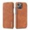 LC.IMEEKE LC.IMEEKE iPhone 15 Plus Fodral Slim Flip Ljus Brun