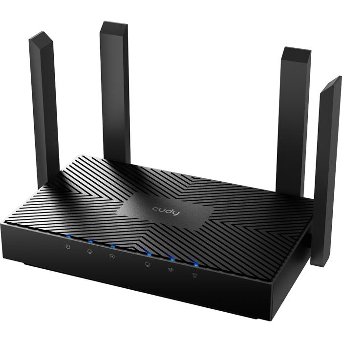 Bild 2, Cudy Cudy Wi-Fi Router WR3000 AX3000 Gigabit Wi-Fi 6 Mesh Svart