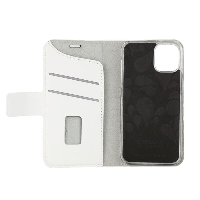 Bild 3, Onsala ONSALA iPhone 12 Mini 2in1 Magnet Fodral / Skal Saffiano White