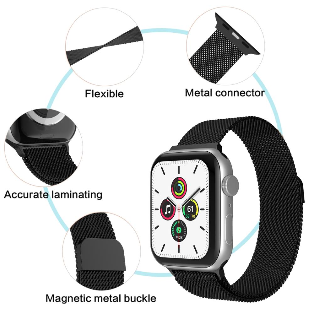 ColorPop ColorPop Milanese Loop Metall Armband Apple Watch 38/40/41/42 mm