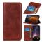 iPhone 15 Pro Fodral Flip Crazy Horse Brun